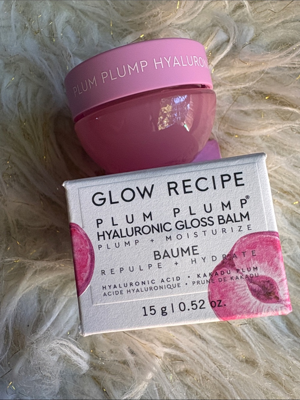 Glow Recipe Plum Plump Hyaluronic Gloss Balm - Pink